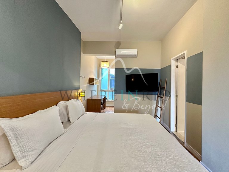 Apartamento reformado con vistas despejadas en Copacabana