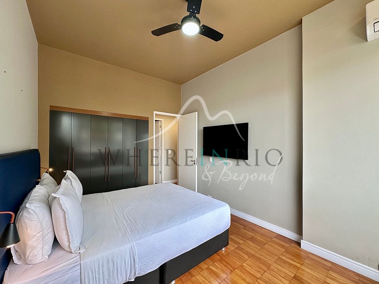 Apartamento reformado con vistas despejadas en Copacabana