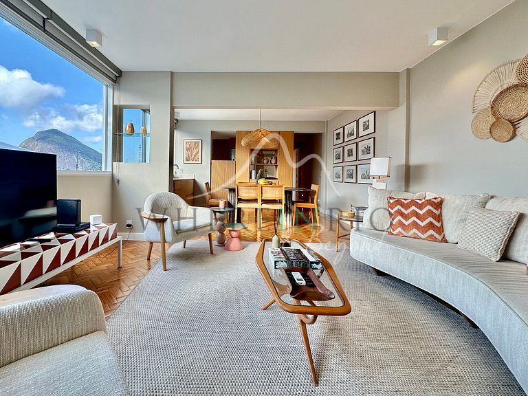 Appartement avec vue sur le Christ Rédempteur au Leblon