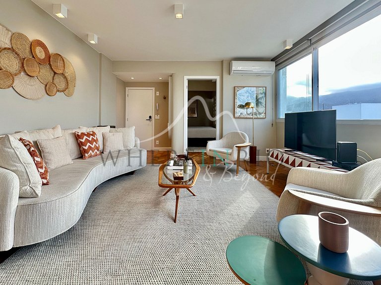 Appartement avec vue sur le Christ Rédempteur au Leblon