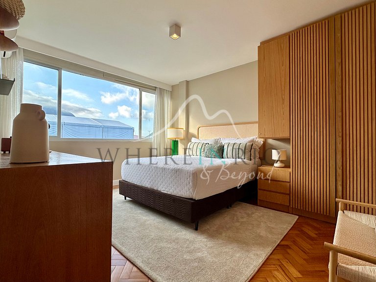 Apartamento com vista para o Cristo no Leblon