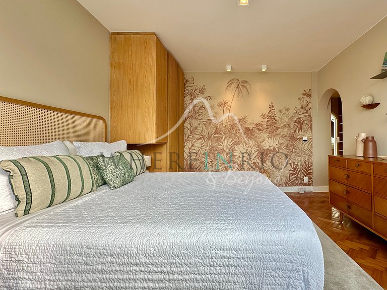 Apartamento con vistas al Cristo Redentor en Leblon
